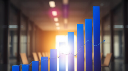 Graph, chart, data, analytics, business, finance, statistics, bars, lines, trends, analysis, growth, decline, metrics, performance, visualization, digital, screen, monitor, office, workplace, corporat