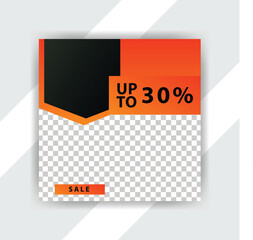 Naklejka premium Modern Sale Banner (6)