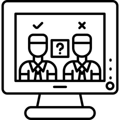 Electronic Voting Icon