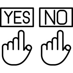 Yes Or No Icon