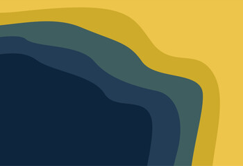 3D abstract paper art style, design layout for business presentations, flyers, posters, printsration, cards, brochure cover. Paper cut background. 