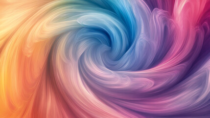 Obraz premium Abstract of ethereal swirl of vibrant colors blending seamlessly