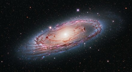 Obraz premium cosmic spiral standard scale