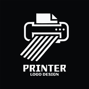 Printer Vector Logo Design