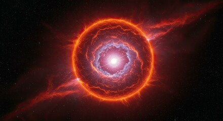 Obraz premium galactic spectacle art scale