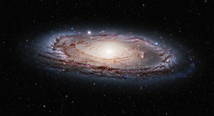 Fototapeta premium galaxy nebula art scale