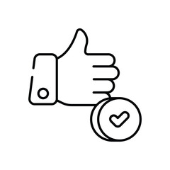 Best Choice vector icon stock illustration