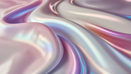 Obraz premium Shiny Waves Abstract Background