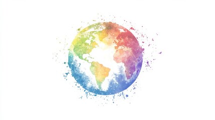 Water Concept for World Day in Pastel Tones