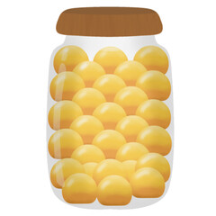 Pineapple tarts in a jar classic eid delight