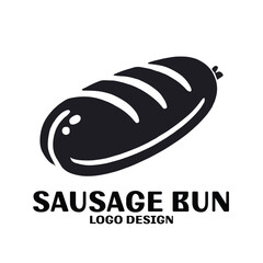 Sausage Bun Vector Logo Design