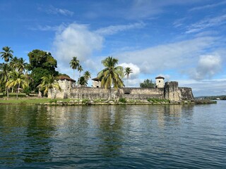 Obraz premium Fortress on Rio Dulce, Guatemala