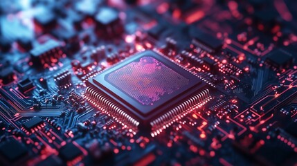 Quantum Computing and Digital Transformation Concept