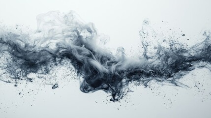 vector of a Smoke effects, isolated clear white background