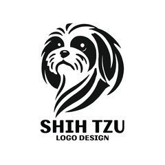  Shih Tzu Vector Logo Design