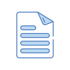 Obraz premium Txt File vector icon stock illustration