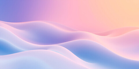 Seamless Abstract Wave Background Featuring a Smooth Gradient Transition, Blending Soft Colors for a Sleek and Elegant Visual Effect