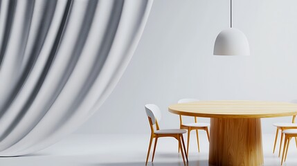 Modern Dining Room Scene