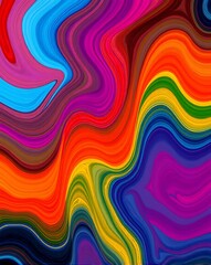 abstract colorful background with circles