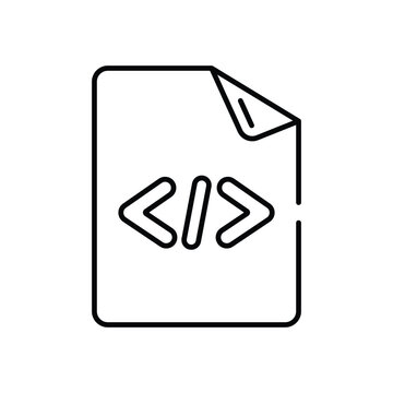 Htm File vector icon stock illustration