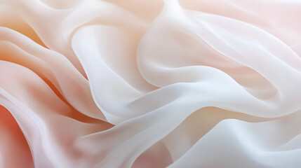 Fototapeta premium Abstract of soft overlapping gradients with delicate, almost transparent hues