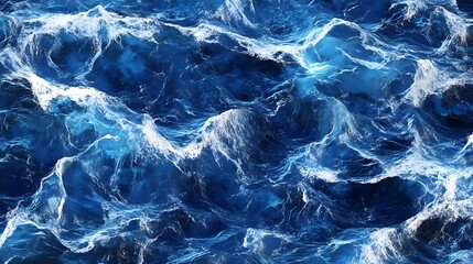 Obraz premium Turbulent ocean waves