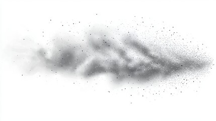 vector of a star dust, isolated clear white background 