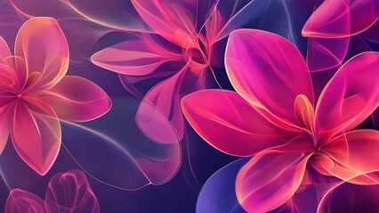Fototapeta premium Abstract floral organic wallpaper background illustration illustration