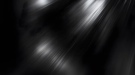 Obraz premium Abstract Black Metal Texture with Subtle Reflections, Minimalist Modern Design