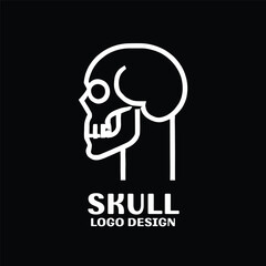Skull Vector Logo Design