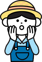 농부 남자 여자 