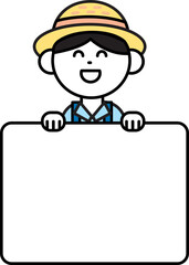 농부 남자 여자 