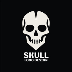 Obraz premium Skull Vector Logo Design