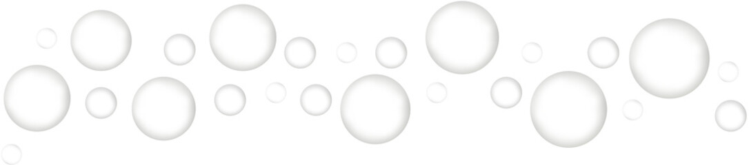 Transparent bubbles 