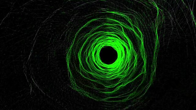 neon light tunnel animation. style tunnel flooded motion. light effect in tunnel hyperspace 4k video footage.