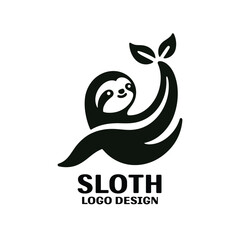 Sloth Vector Logo Design