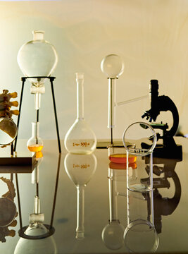 Generated imagelab, experiment, microscope, science