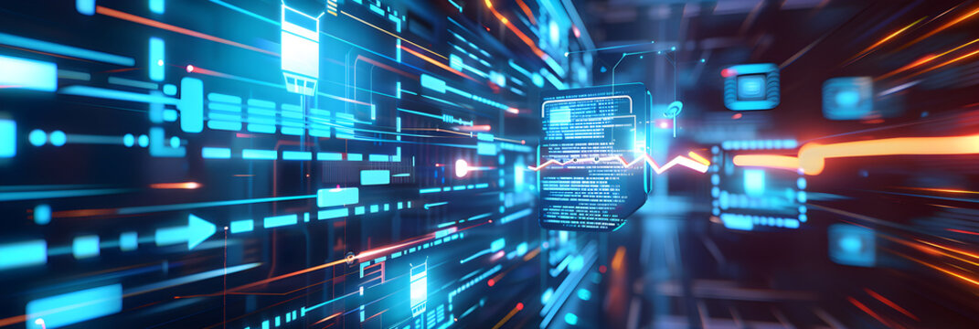 VB Software Download Process on Computer Screen: An Artistic Representation