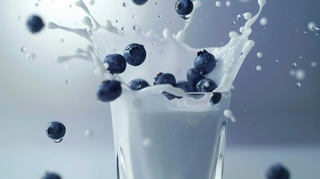 this stuning 3d-rendered image brings the rich, vibrant allure of blueberries right to your screen .it's a perfet fit for various creative and commercial needs.food photographers can use it as an eye