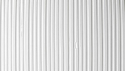 Obraz premium Clean, textured white corrugated cardboard background, empty, sustainable