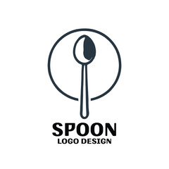 Spoon Vector Logo Design