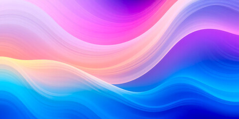 Fototapeta premium Seamless Abstract Wave Background Featuring a Smooth Gradient Transition, Creating a Fluid and Elegant Design with Soft Color Blends