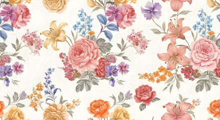 Elegant Vintage Floral Bouquet