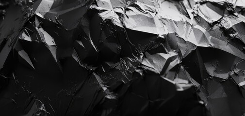 Dark Monochromatic Rock Texture.