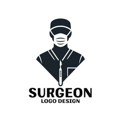 Surgeon Vector Logo Design