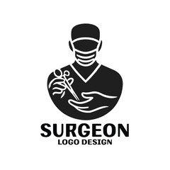 Surgeon Vector Logo Design
