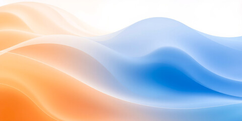 Seamless Abstract Wave Background Featuring a Smooth Gradient Transition, Creating a Fluid and Elegant Design with Soft Color Blends