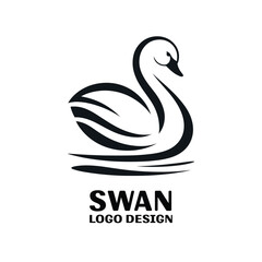  Swan Vector Logo Design