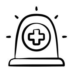 Fototapeta premium Emergency Care Icon