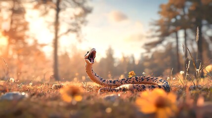 Sunset Snake Strike for Forest Meadow.